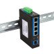 LogiLink NS204 commutateur réseau Non-géré Gigabit Ethernet (10/100/1000) Noir