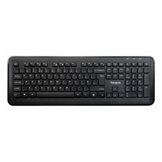 Targus AKM610UK clavier Souris incluse Universel RF sans fil QWERTY Anglais Noir