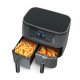 Ninja DZ300EU friteuse Double 7,6 L Autonome 2400 W Friteuse d'air chaud Gris Ninja DZ300EU friteuse Double 7,6 L Autonome 2400 W Friteuse d'air chaud Gris