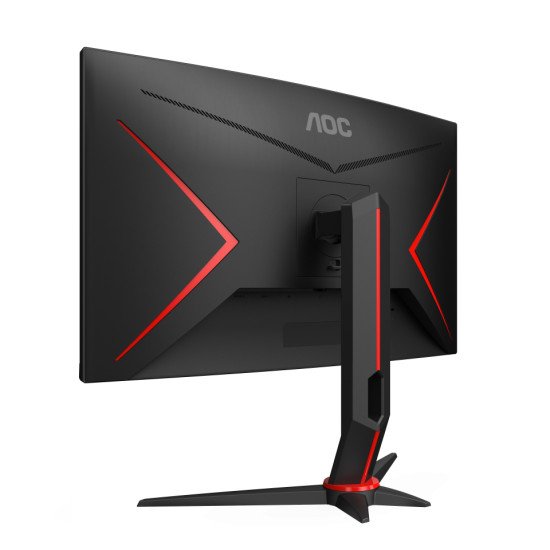 AOC CQ27G2S/BK écran PC 68,6 cm (27") 2560 x 1440 pixels Quad HD Noir, Rouge