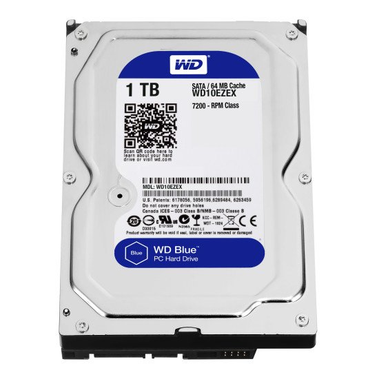 Western Digital Blue WD10EZEX 3.5" 1 To SATA III