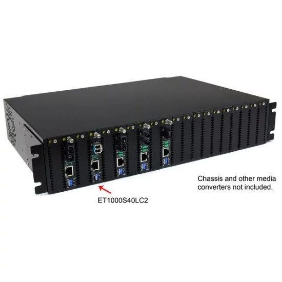 StarTech.com Convertisseur Ethernet Gigabit sur Fibre Optique MonoMode LC - 1000Mb/s - 40km StarTech.com Convertisseur Ethernet Gigabit sur Fibre Optique MonoMode LC - 1000Mb/s - 40km