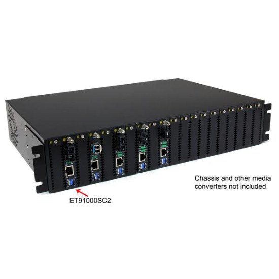 StarTech.com Convertisseur Ethernet Gigabit sur Fibre Optique MultiMode SC - 1000 Mb/s - 550m StarTech.com Convertisseur Ethernet Gigabit sur Fibre Optique MultiMode SC - 1000 Mb/s - 550m