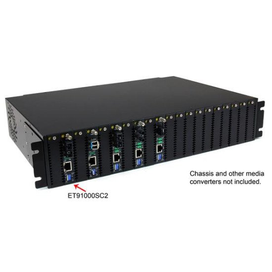 StarTech.com Convertisseur Ethernet Gigabit sur Fibre Optique MultiMode SC - 1000 Mb/s - 550m