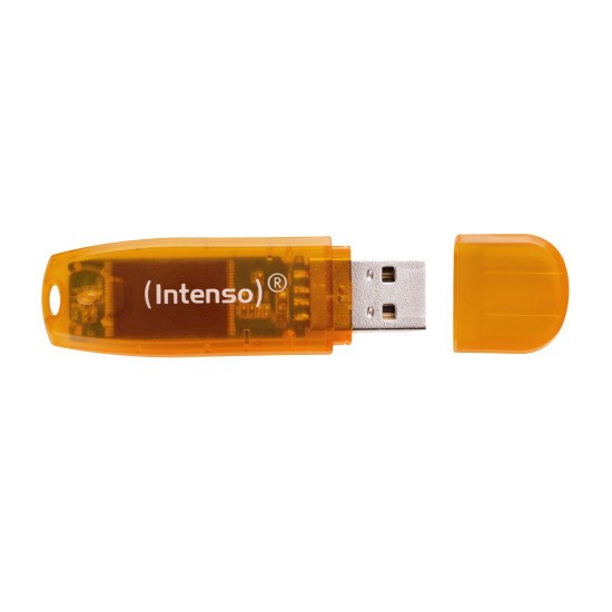 Intenso Rainbow Line clé USB 64 Go USB Type-A 2.0 Orange