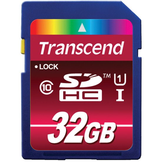 Transcend 32GB SDHC CL 10 UHS-1 32 Go MLC Classe 10
