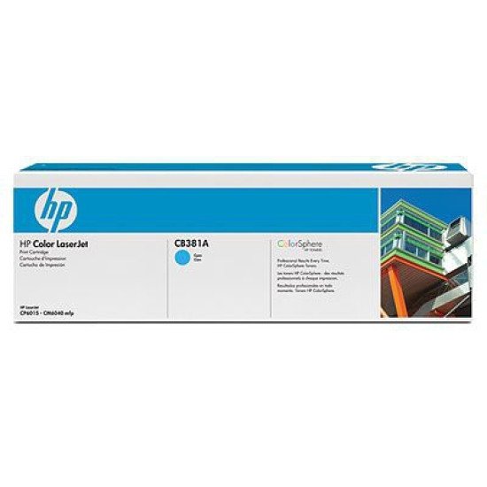 HP CB381A cartouche toner et laser / CB381A Toner Cyan