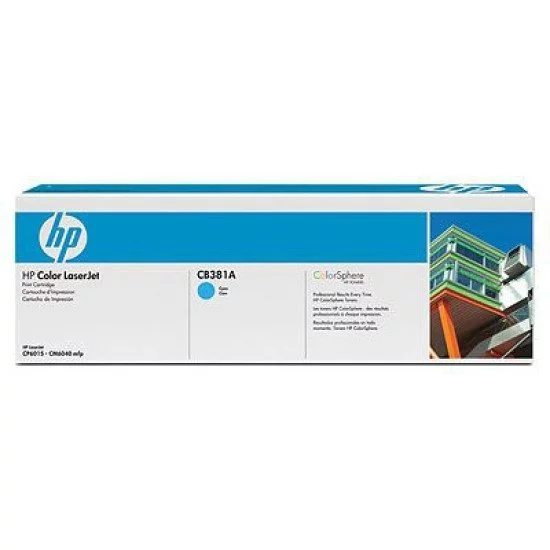 HP CB381A cartouche toner et laser / CB381A Toner Cyan HP CB381A cartouche toner et laser / CB381A Toner Cyan