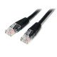 StarTech.com Câble patch UTP Cat5e de 15 m avec RJ45 moulé noir - Cordon de connexion de 15 m