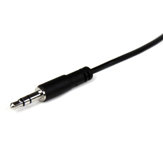 StarTech.com Câble d'extension audio stéréo Slim 3,5 mm de 1 m - M/F
