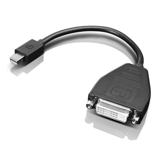 Lenovo 0B47090 câble vidéo et adaptateur 0,2 m Mini-DisplayPort SL-DVI Noir