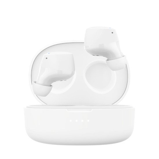 Belkin SoundForm Bolt Casque Sans fil Ecouteurs Appels/Musique/Sport/Au quotidien Bluetooth Blanc