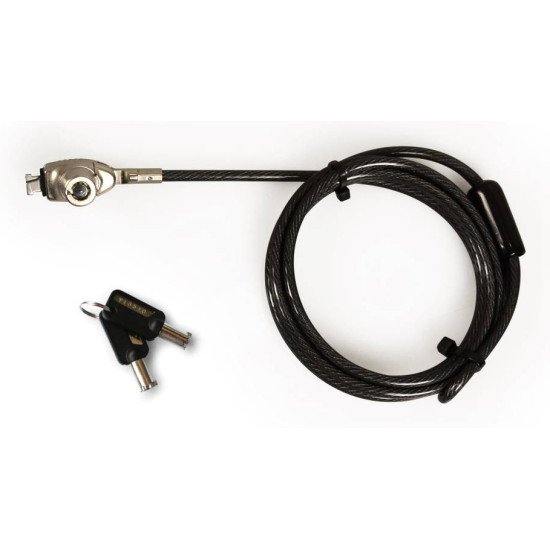 Port Designs PORT Connect 901224 câble antivol Noir, Argent 2 m