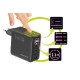 Mobile Origin MO-140WDCH-PW21 chargeur d'appareils mobiles Universel Noir Secteur Charge rapide Intérieure