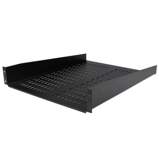 StarTech.com Etagère ventilée montée en rack 2U 22 pouces - Etagère d'armoire serveur fixe - 22 kg