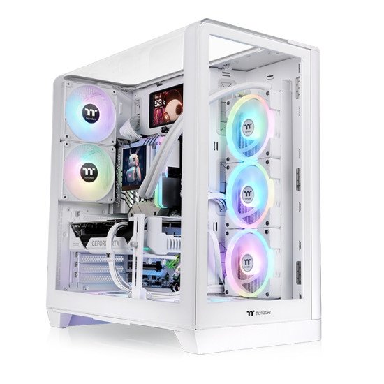 Thermaltake View 390 TG Midi Tower Blanc