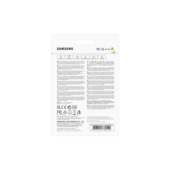 Samsung MB-MD512SA/EU mémoire flash 512 Go MicroSDXC UHS-I Classe 10 Samsung MB-MD512SA/EU mémoire flash 512 Go MicroSDXC UHS-I Classe 10