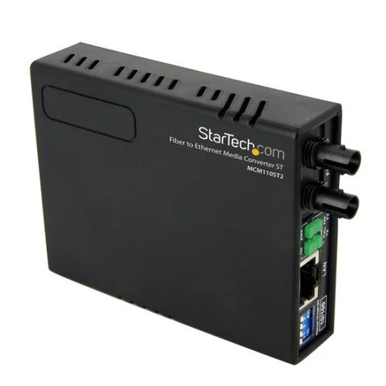 StarTech.com Convertisseur Fast Ethernet cuivre fibre optique multimode ST 10/100 - 2 km StarTech.com Convertisseur Fast Ethernet cuivre fibre optique multimode ST 10/100 - 2 km