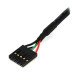 StarTech.com Câble adaptateur interne de carte mère 60 cm 5 broches USB IDC F/F