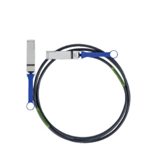 Mellanox Technologies 2m QSFP câble d'InfiniBand Noir