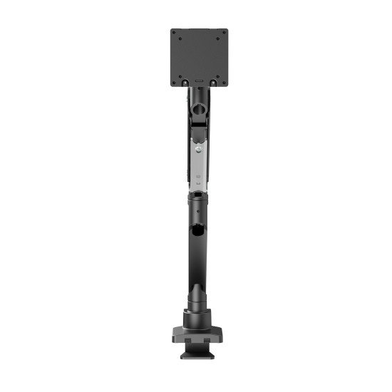 Manhattan Support de bureau pour TV/moniteurs (bras à vérin gaz à Bras articulé), écrans 13" à 42", fixation à l'arrière par pince ou passe-câble, Compatibilité VESA : de 75x75 à 200x200mm (vérifiez les dimensions des quatre trous de fixation à 