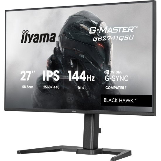 iiyama G-MASTER GB2741QSU-B1 écran PC 68,6 cm (27") 2560 x 1440 pixels Noir