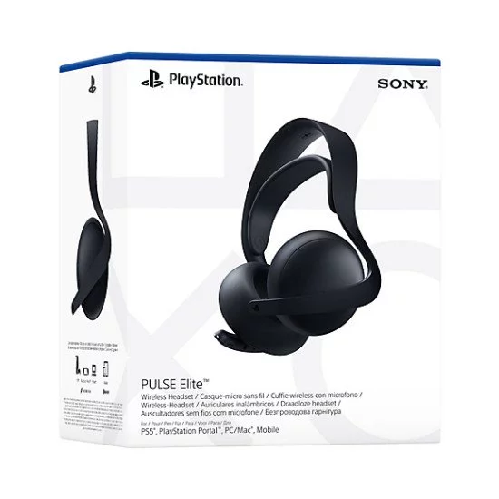 Sony Pulse Elite Casque Sans fil Arceau Jouer Bluetooth Noir