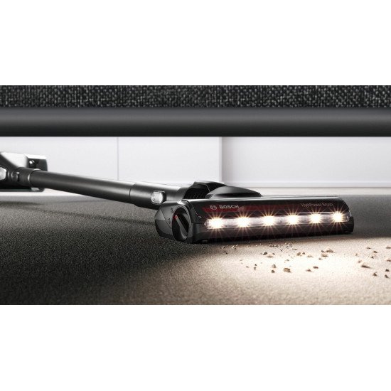 Bosch Serie 6 BBS611LAG aspirateur balai et balai électrique Aspirateur-balai 2 en 1 Batterie Sec Sans sac 0,3 L Bleu 2,5 Ah