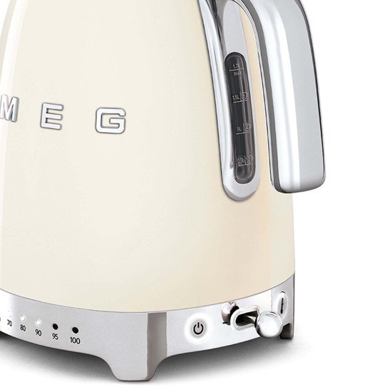 Smeg KLF04CREU bouilloire 1,7 L 2400 W Crème