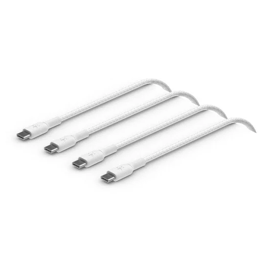 Belkin CAB004BT1MWH2PK câble USB 1 m USB 2.0 USB C Blanc