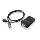 Lenovo USB 3.0 - DVI/VGA USB A DVI/VGA Noir