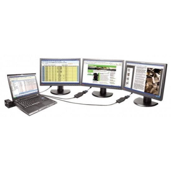 Lenovo USB 3.0 - DVI/VGA USB A DVI/VGA Noir