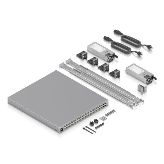 Ubiquiti UniFi ECS-48-PoE Géré L2/L3 10G Ethernet (100/1000/10000) Connexion Ethernet POE 1U Gris