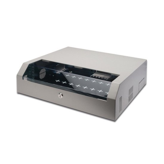 Digitus DN-19 04U-PB étagère 3U Rack monté sur le mur Gris