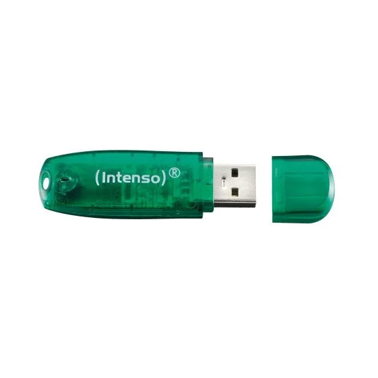 Intenso Rainbow Line clé USB 8 Go USB Type-A 2.0 Vert Intenso Rainbow Line clé USB 8 Go USB Type-A 2.0 Vert