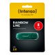 Intenso Rainbow Line clé USB 8 Go USB Type-A 2.0 Vert