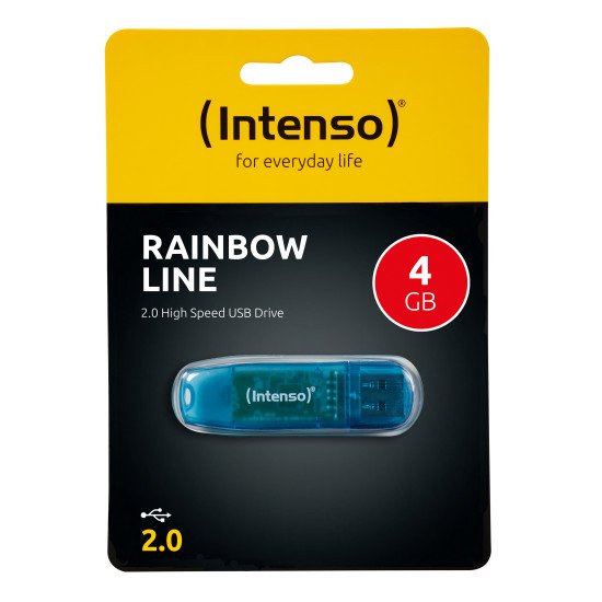 Intenso Rainbow Line clé USB 4 Go USB Type-A 2.0 Bleu