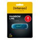 Intenso Rainbow Line clé USB 4 Go USB Type-A 2.0 Bleu