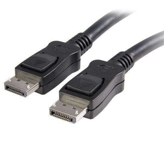 StarTech.com Câble certifié DisplayPort 1.2 de 1,8 m avec verrouillage - Cordon DP vers DP - M/M - DisplayPort 4K
