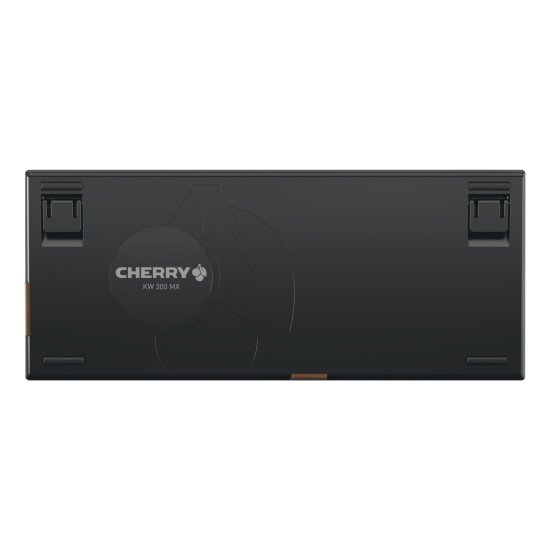 CHERRY KW 300 MX clavier Maison USB + Bluetooth QWERTY Anglais américain Noir, Cuivre, Gris
