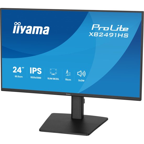 iiyama ProLite XB2491HS-B1 écran PC 60,5 cm (23.8") 1920 x 1080 pixels Full HD LCD Noir