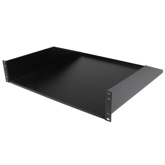 StarTech.com Etagère cantilever montée en rack 2U - Etagère fixe robuste pour rack de serveur - 56 kg