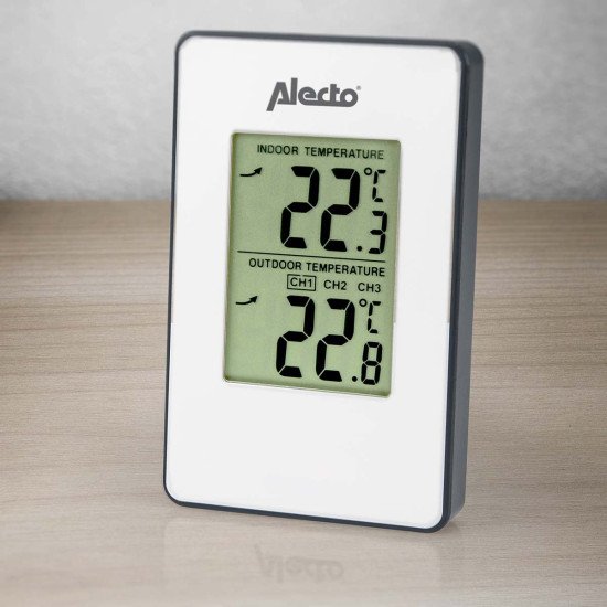 Alecto WS-1050 station météo numérique Blanc LCD Batterie