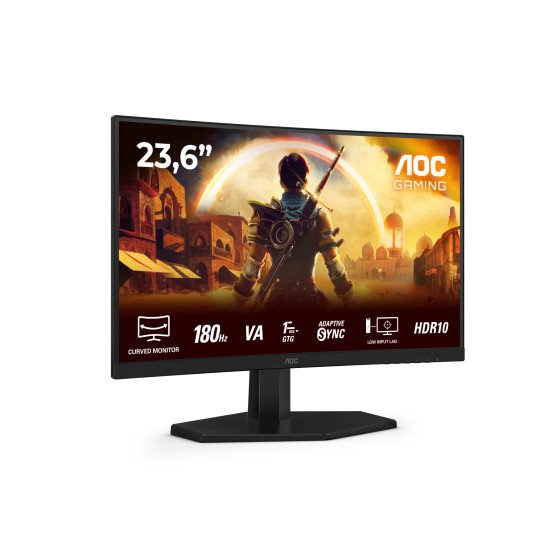 AOC G4 C24G42E écran PC 59,9 cm (23.6") 1920 x 1080 pixels Full HD LED Noir, Rouge AOC G4 C24G42E écran PC 59,9 cm (23.6") 1920 x 1080 pixels Full HD LED Noir, Rouge