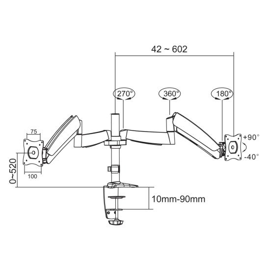 Newstar FPMA-D950D support bureau