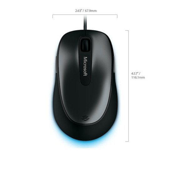 Microsoft Comfort Mouse 4500 Souris BlueTrack Filaire Microsoft Comfort Mouse 4500 Souris BlueTrack Filaire