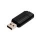 Verbatim Micro-clé USBPinStripe de 128 Go - noire