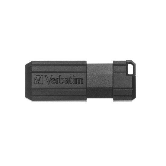 Verbatim Micro-clé USBPinStripe de 128 Go - noire