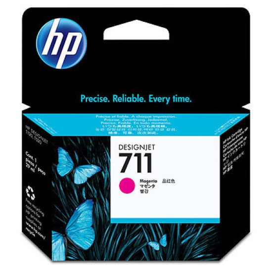 HP 711 / CZ131A Cartouche encre / Magenta HP 711 / CZ131A Cartouche encre / Magenta
