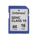 Intenso 16GB SDHC mémoire flash 16 Go Classe 10 Intenso 16GB SDHC mémoire flash 16 Go Classe 10